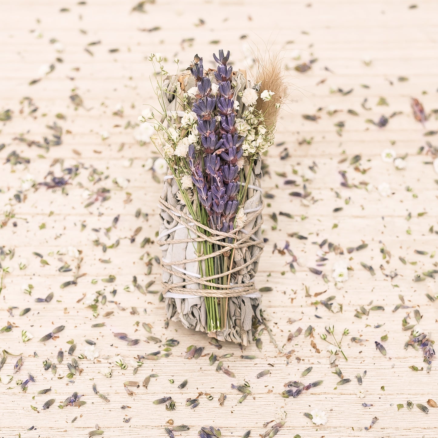 Lavender, Baby's Breath, and Bunny Tail Sage Bundle