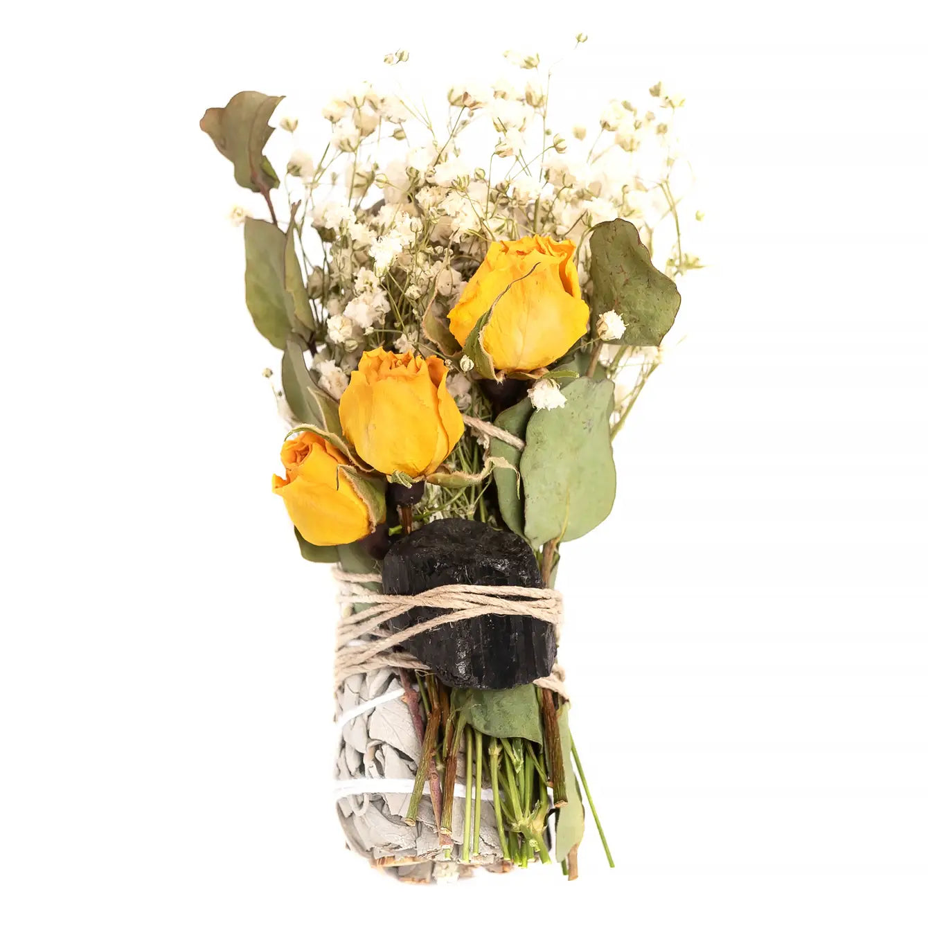 Floral Sage Black Tourmaline Crystal Cleansing Bundle