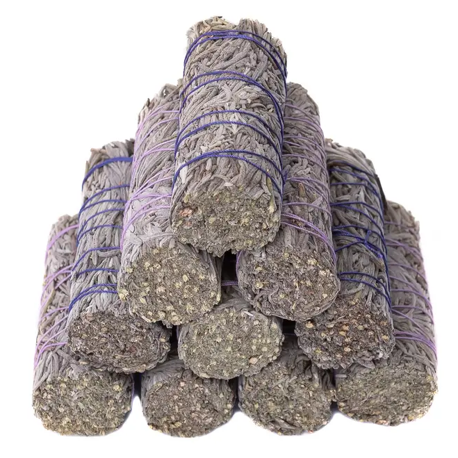 Lavender Leaf Bundled Herb Wands