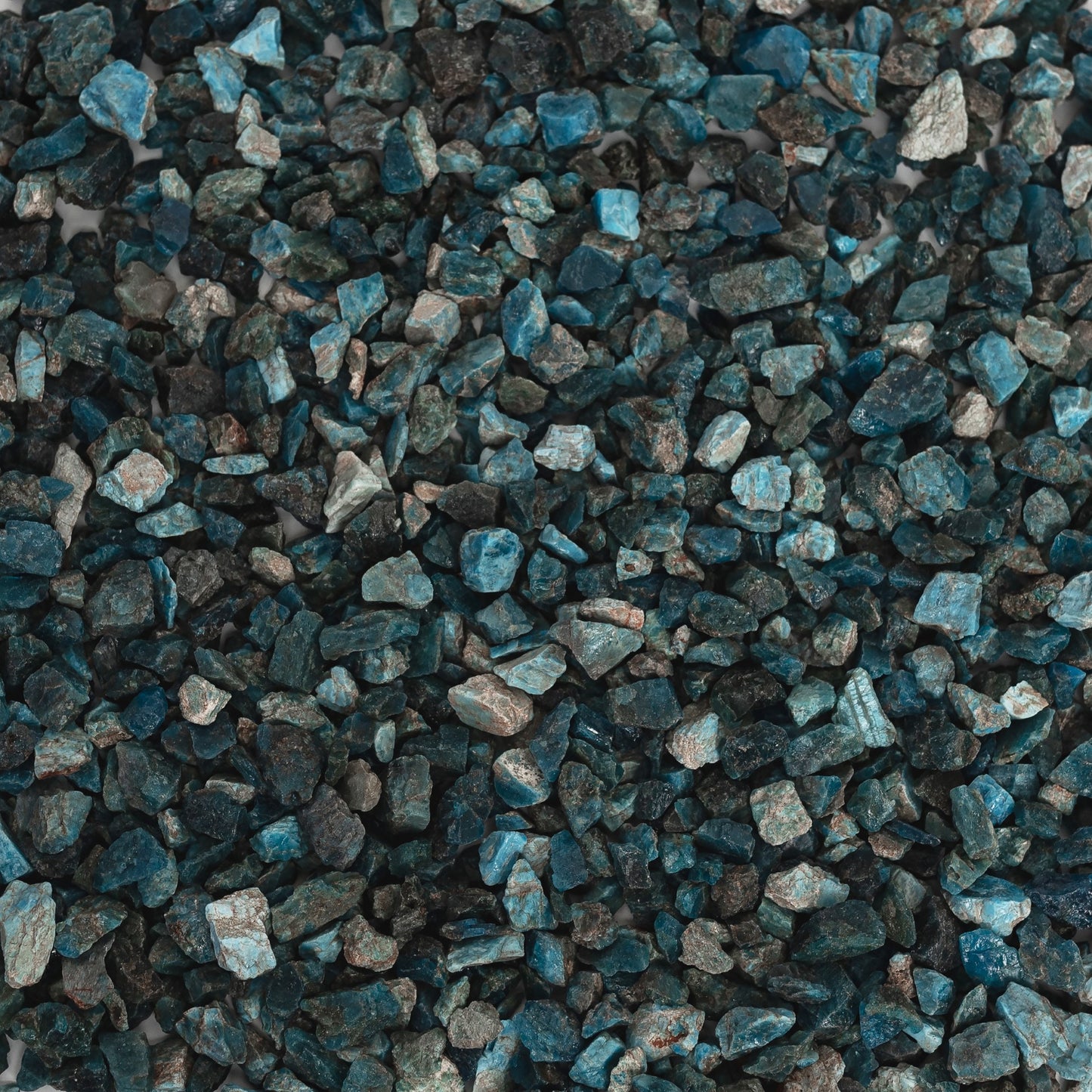 Rough Blue Apatite Crystal Small Chips - Blue Apatite Crystal Points
