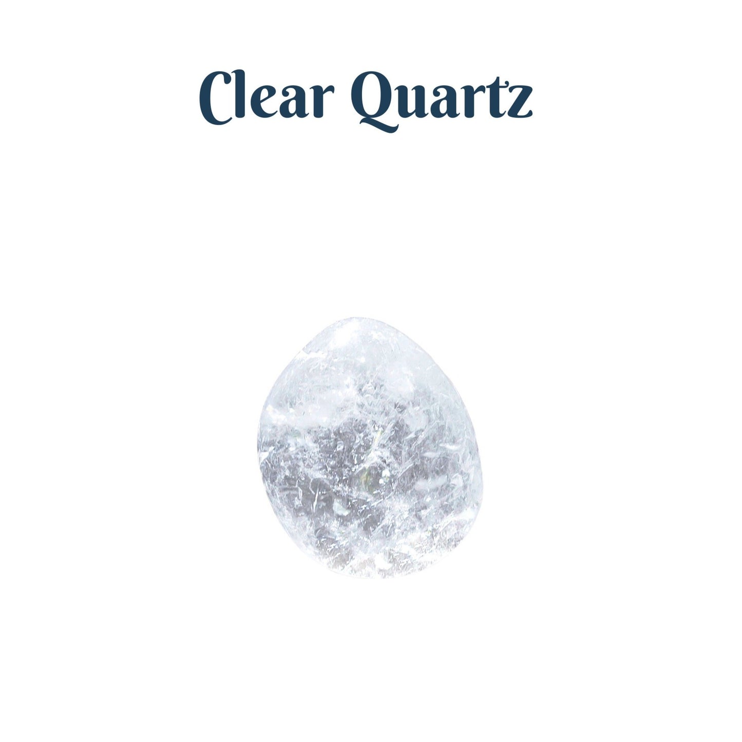 1 lb of Tumbled Natural Clear Quartz Crystals