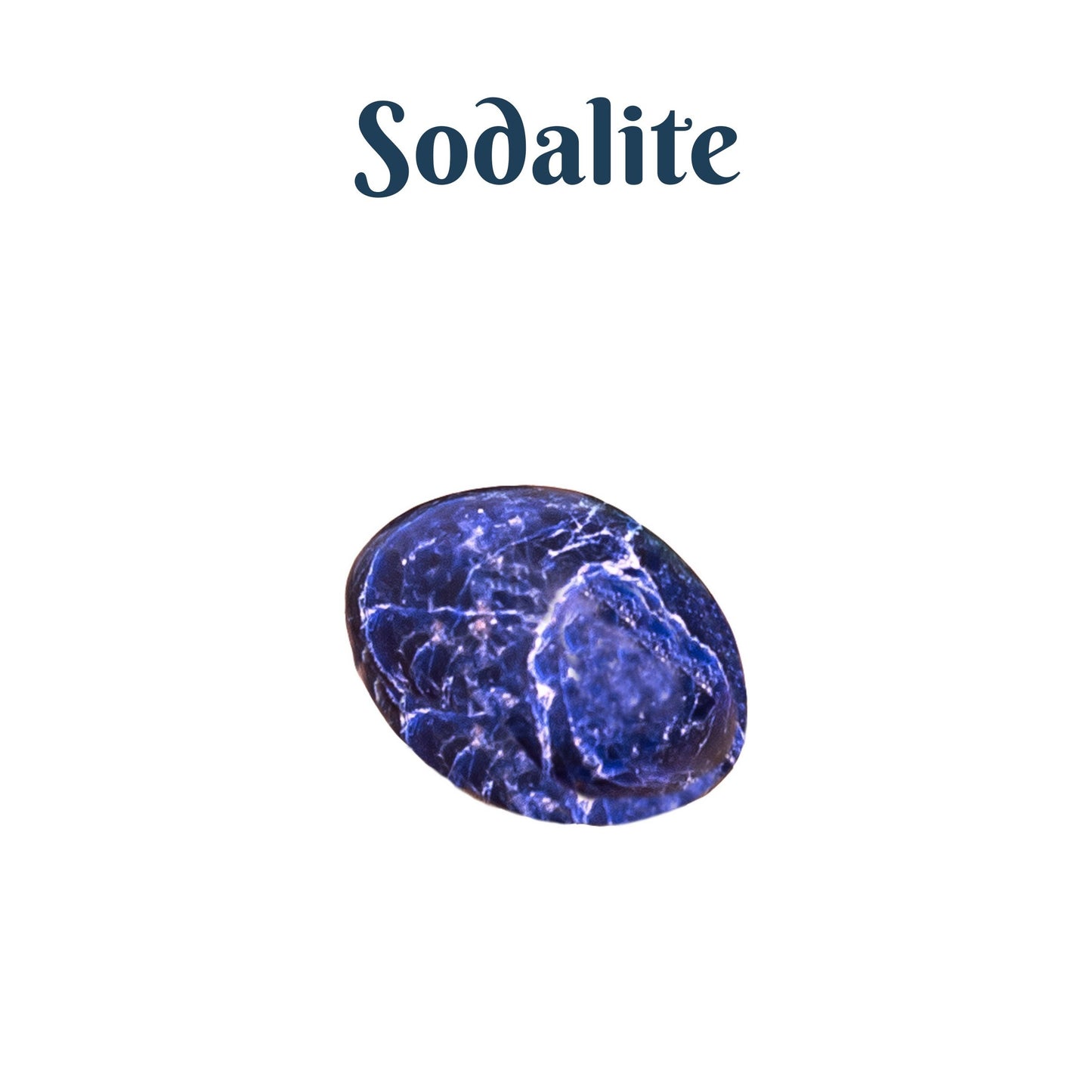 1 lb Tumbled Smooth Natural Sodalite Healing Crystals