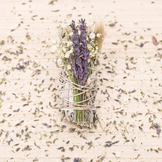 Lavender, Baby's Breath, and Bunny Tail Sage Bundle