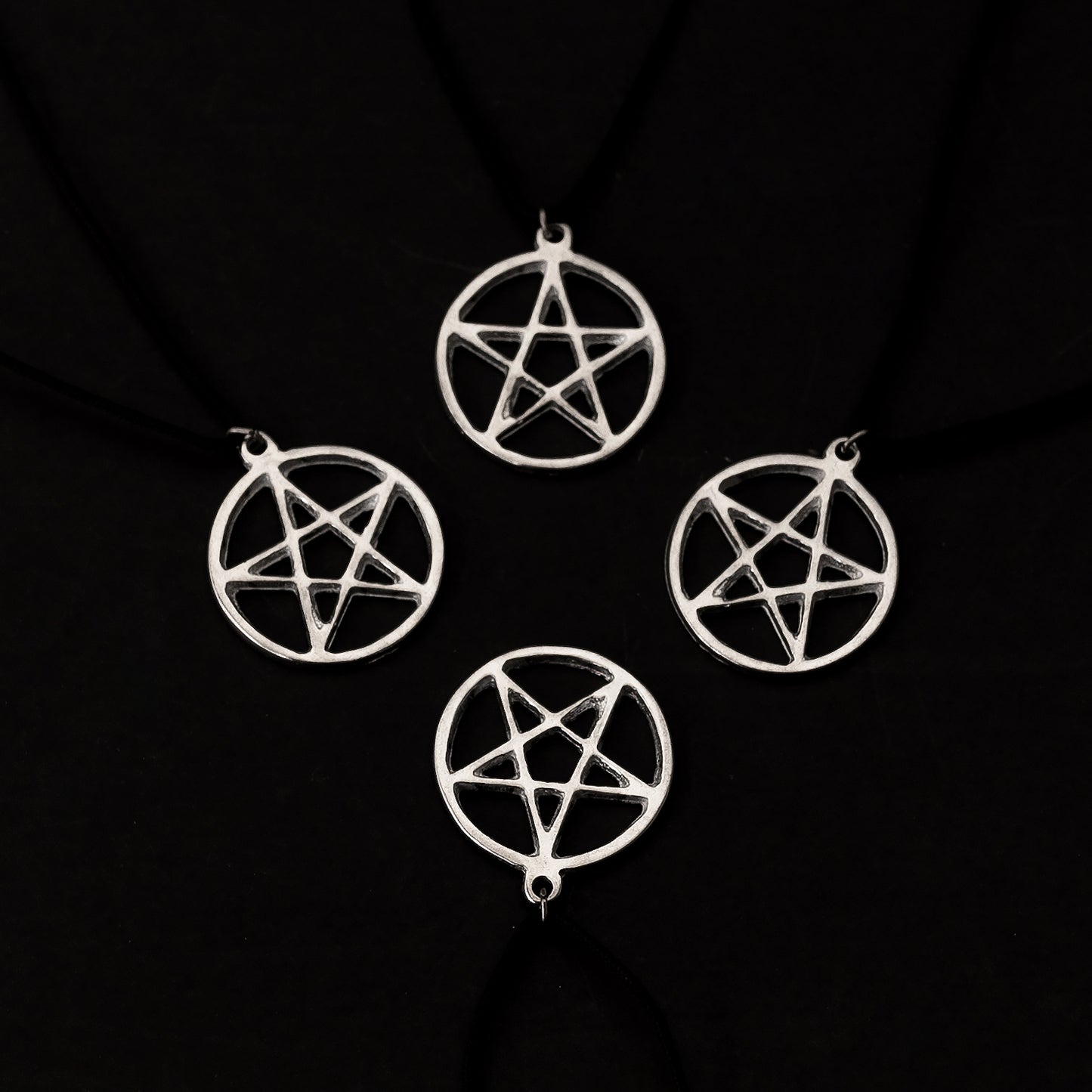 10pcs of Antique Silver Pentagram Charms for DIY Necklace, Bracelet Jewelry, Arts and Crafts