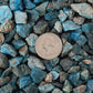 Rough Blue Apatite Crystal Small Chips - Blue Apatite Crystal Points