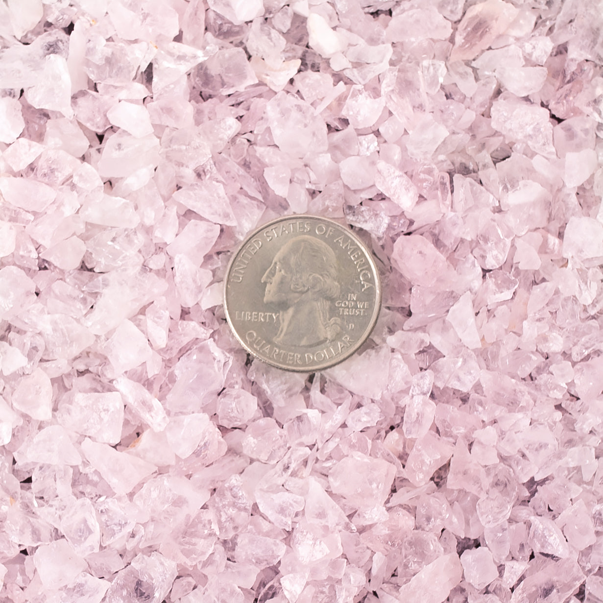 Rough Rose Quartz Crystal Mini Chips - Rose Quartz Crystal Points
