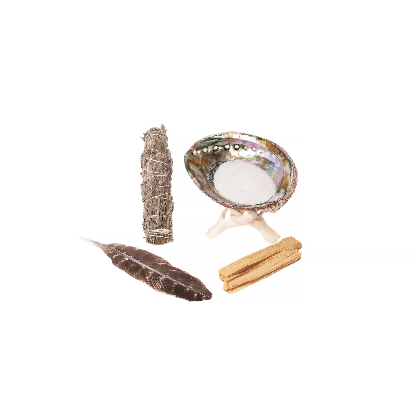 Common Sage Wand, Palo Santo Wand Mini Cleansing Kit