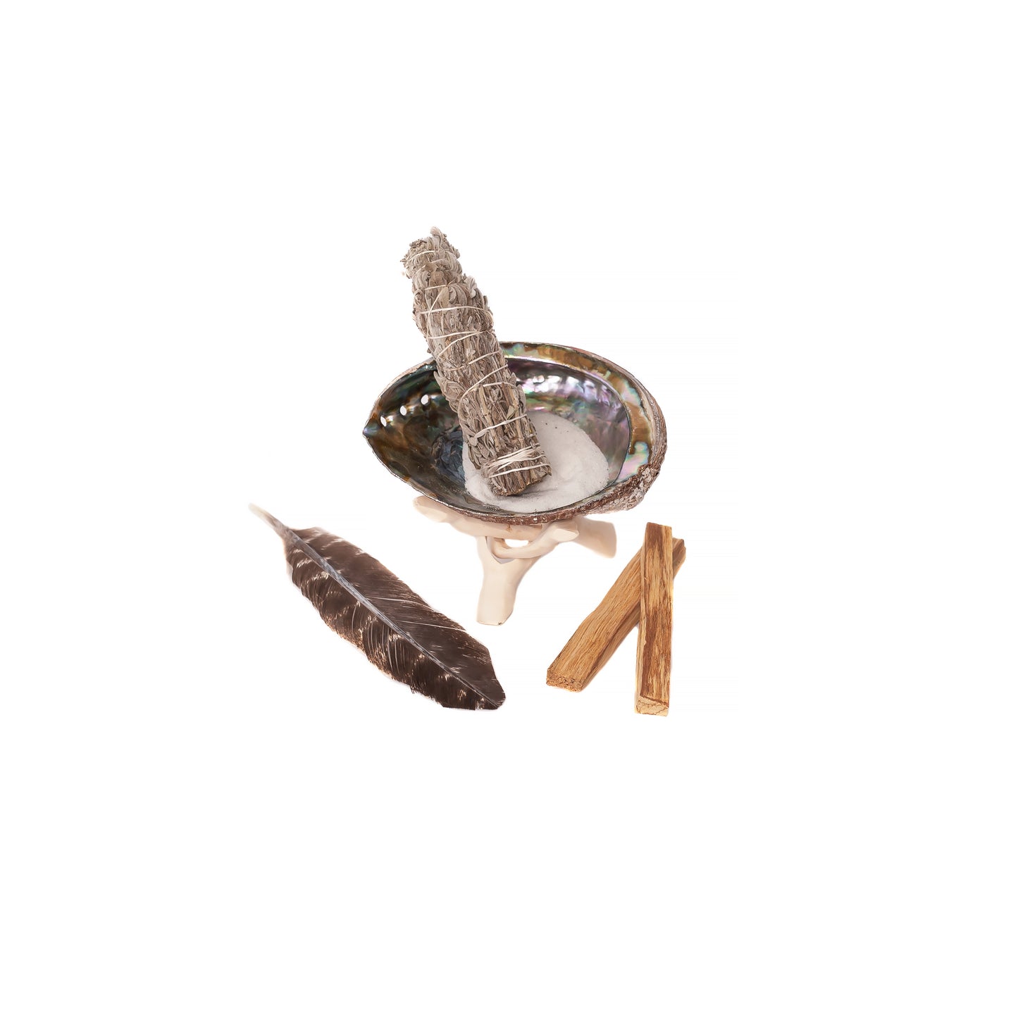 Common Sage Wand, Palo Santo Wand Mini Cleansing Kit