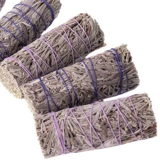Lavender Leaf Bundled Herb Wands