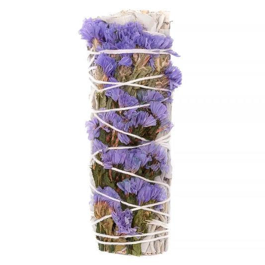 Lilac Statice, Sinuata, Floral Sage Wand