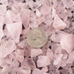 Rough Rose Quartz Crystal Small Chips - Rose Quartz Crystal Points