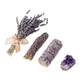 Triple Lavender Bundle Kit with Amethyst Cluster Set