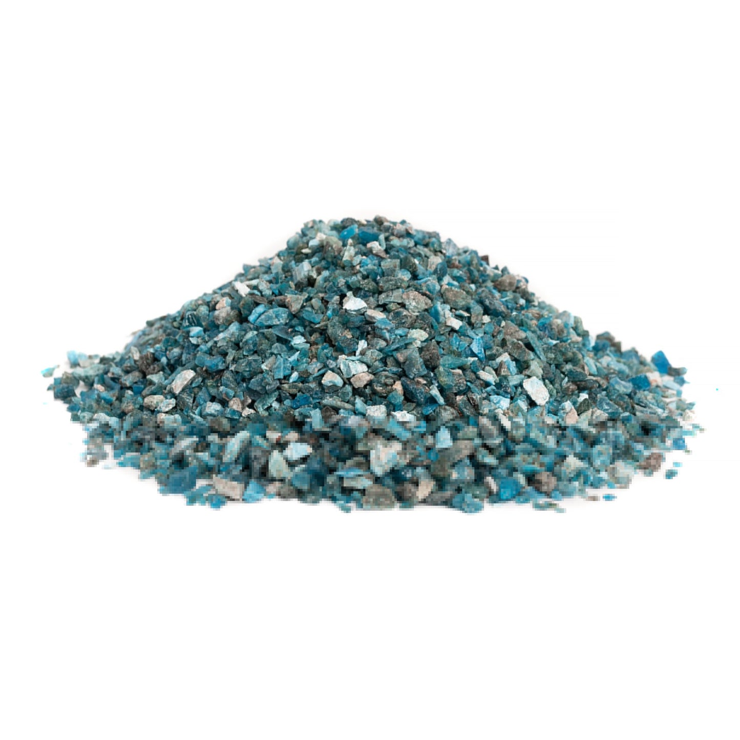 Rough Blue Apatite Crystal Mini Chips - Blue Apatite Crystal Points