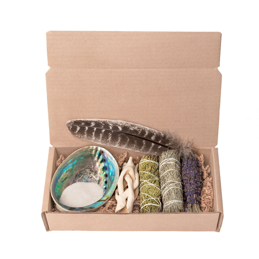 Blue Sage, Juniper, and Lavender Wand Cleanse Kit Three