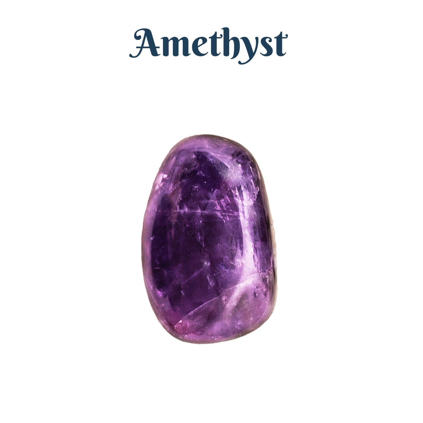 1 lb of Tumbled Smooth Natural Amethyst Healing Crystals