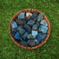 1 lb of Rough Blue Apatite Crystal Natural Healing Crystals