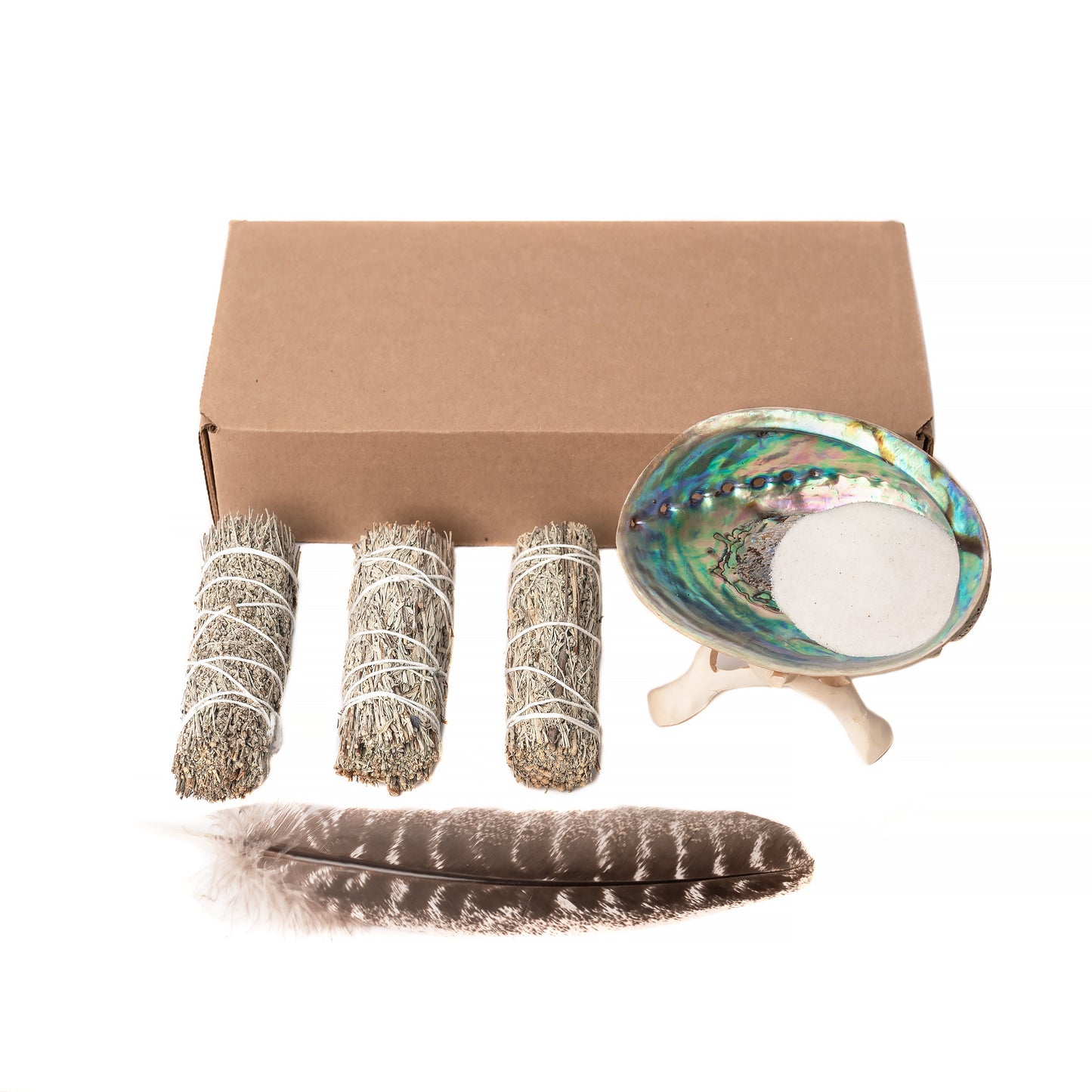 Blue Sage Herb Wand Wealth and Abundance Cleansing Kit
