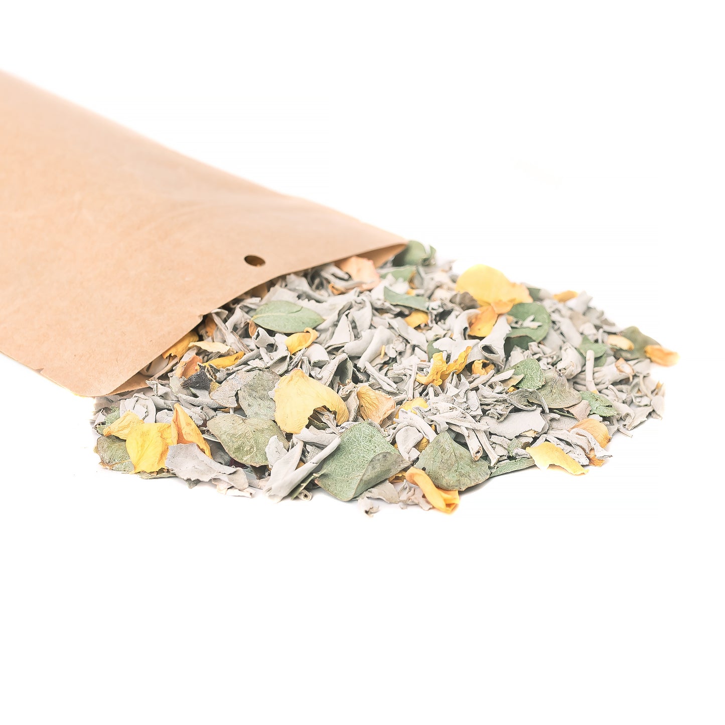 Cleanse + Joy Floral and Sage Mix Blend in Kraft Bag
