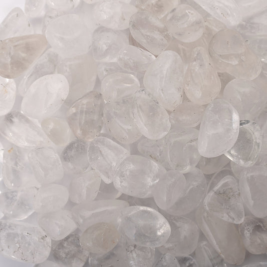 1 lb of Tumbled Natural Clear Quartz Crystals