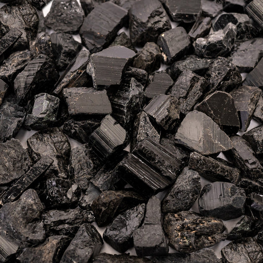 1 lb of Rough Natural Black Tourmaline Healing Crystals