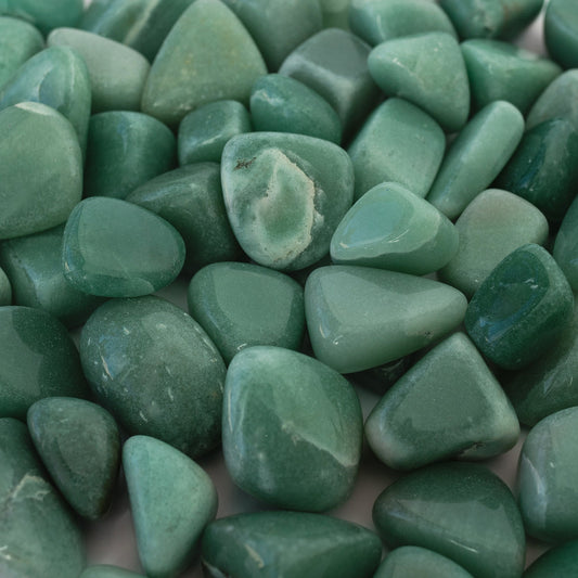 1 lb of Tumbled Smooth Green Aventurine Healing Crystals