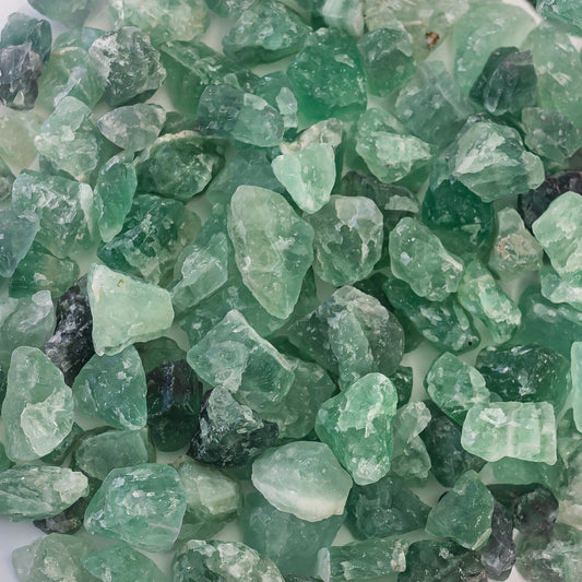 1 lb of Natural Rough Green Calcite Healing Crystals