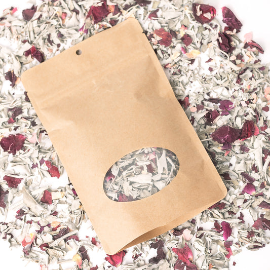 Love + Light Floral and Sage Mix Blend in Kraft Bag