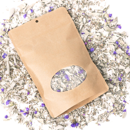 Peaceful Floral and Sage Mix Blend in Kraft Bag