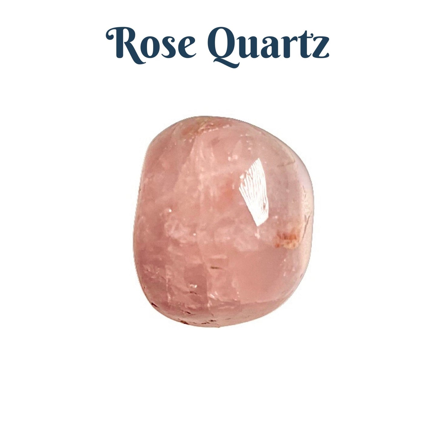 1 lb Tumbled Smooth Natural Rose Quartz Crystals