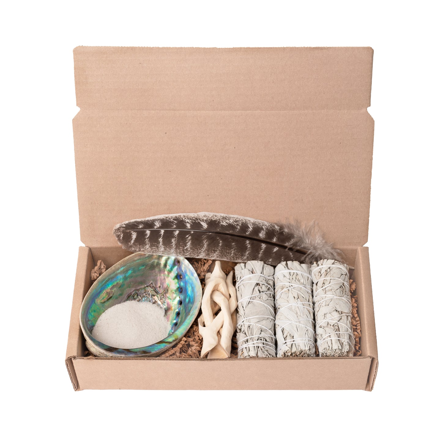 White Sage Herb Wand Healing and Wisdom Cleansing Kit
