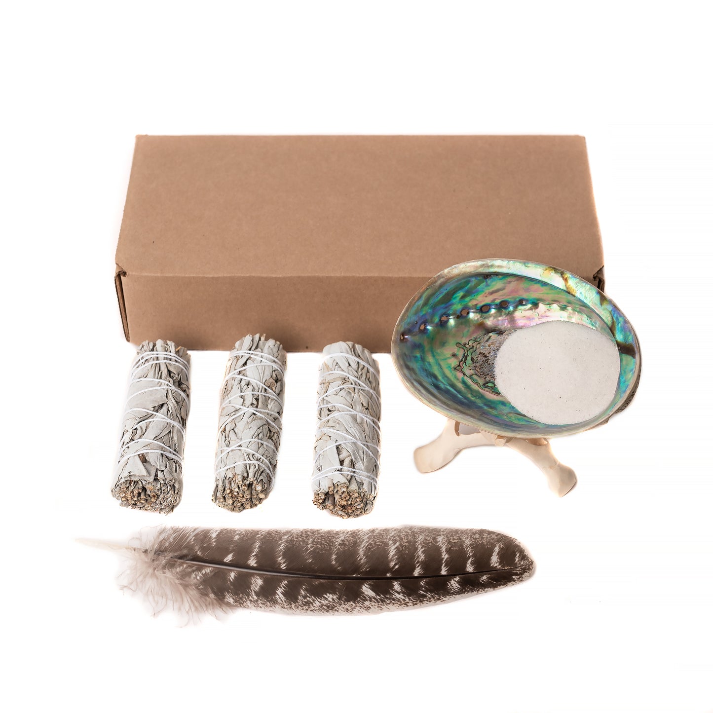 White Sage Herb Wand Healing and Wisdom Cleansing Kit