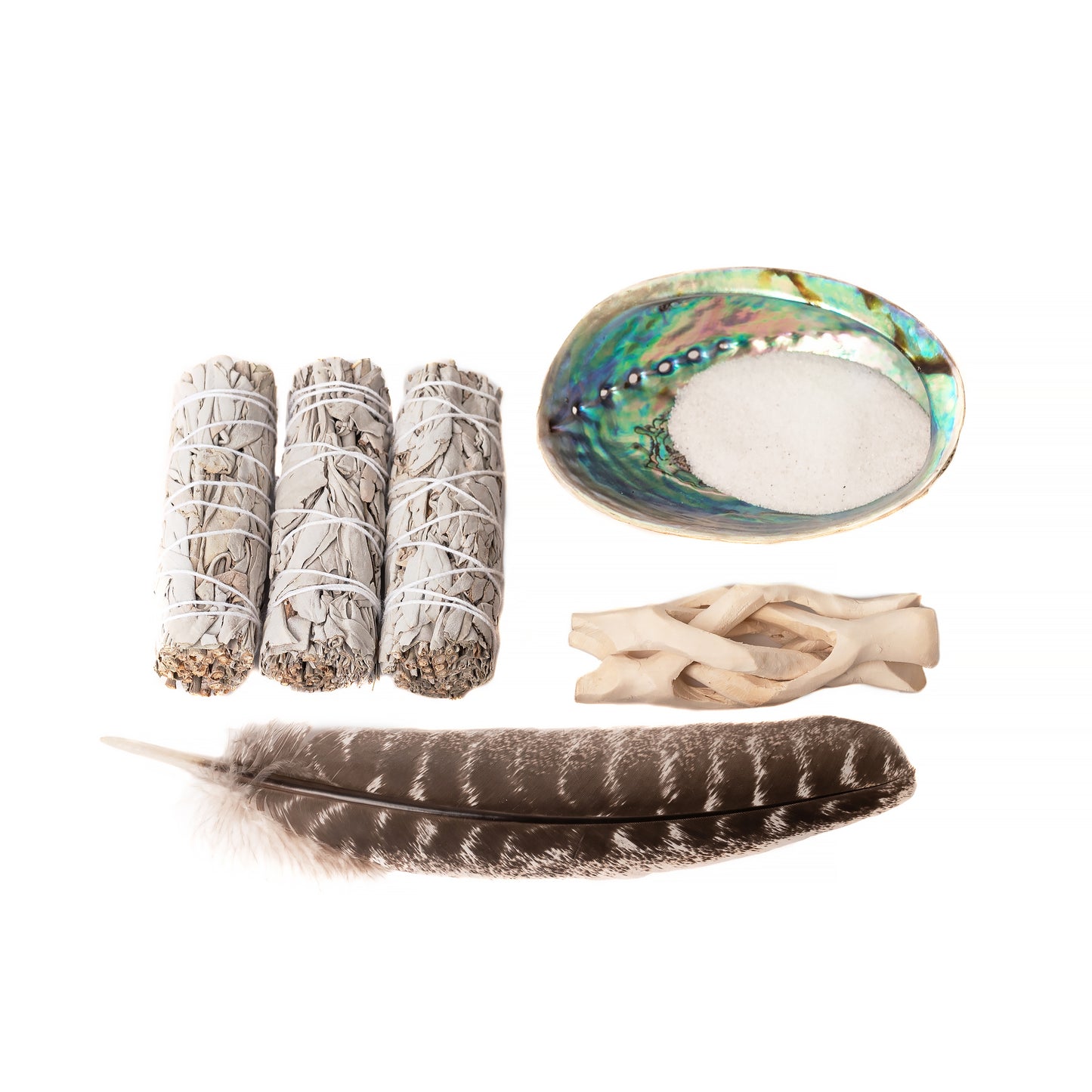 White Sage Herb Wand Healing and Wisdom Cleansing Kit