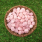 1 lb Tumbled Smooth Natural Rose Quartz Crystals